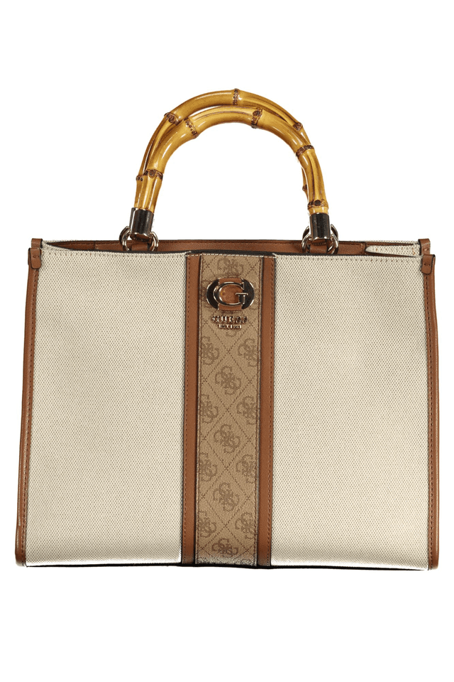 9676GUESS JEANS BORSA DONNA BEIGE