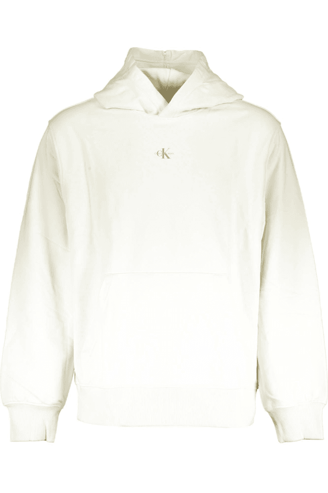 2793CALVIN KLEIN FELPA SENZA ZIP UOMO BIANCO