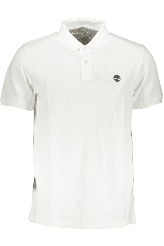 8216TIMBERLAND POLO MANICHE CORTE UOMO BIANCO