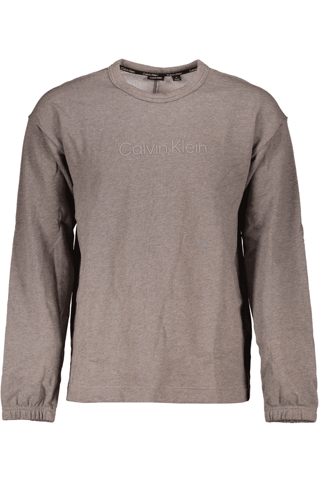 5683CALVIN KLEIN FELPA SENZA ZIP UOMO MARRONE