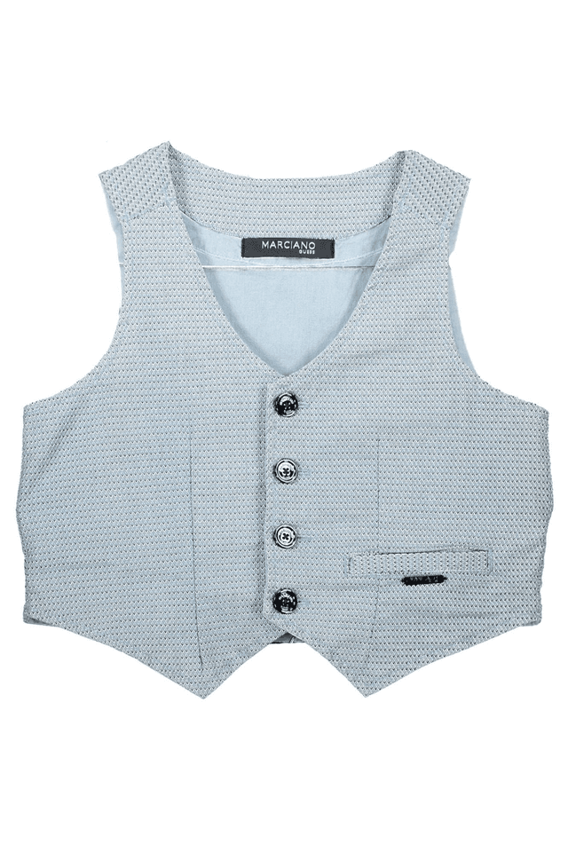 833GUESS MARCIANO GILET BAMBINO AZZURRO