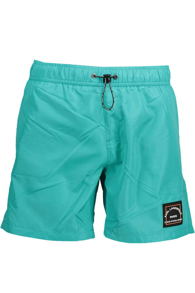 1882KARL LAGERFELD BEACHWEAR COSTUME PARTE SOTTO UOMO VERDE