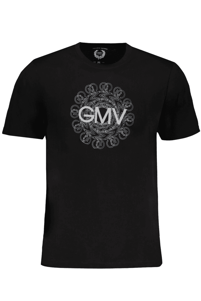 9565GIAN MARCO VENTURI T-SHIRT MANICHE CORTE UOMO NERO