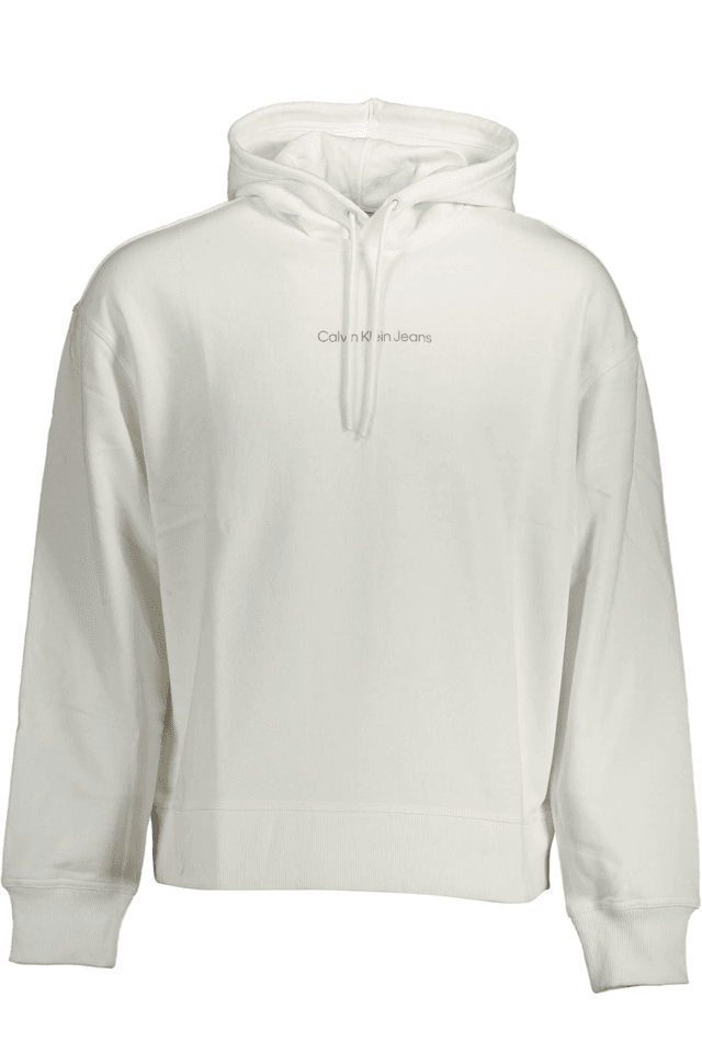 2248CALVIN KLEIN FELPA SENZA ZIP UOMO BIANCO