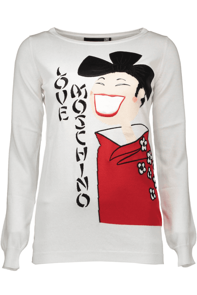 572LOVE MOSCHINO MAGLIA DONNA BIANCO