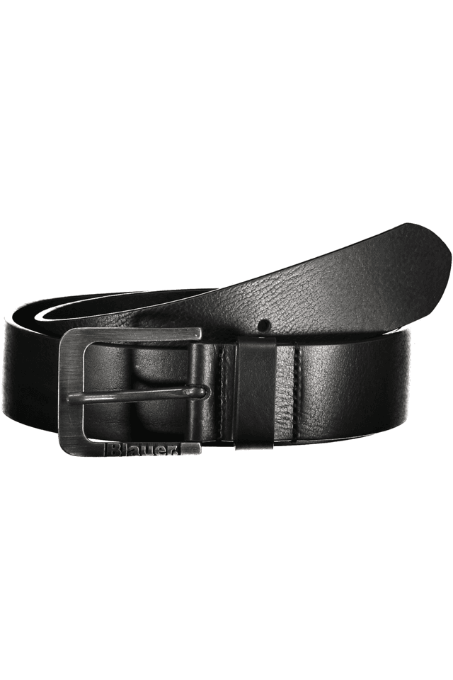 6697BLAUER CINTURA IN PELLE UOMO NERO