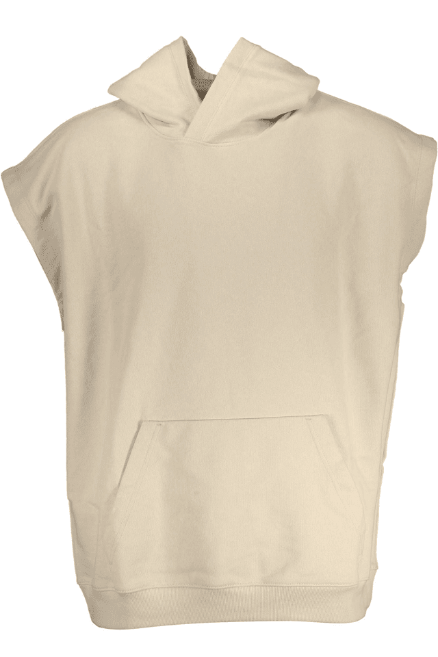 4184CALVIN KLEIN FELPA SENZA ZIP UOMO BEIGE