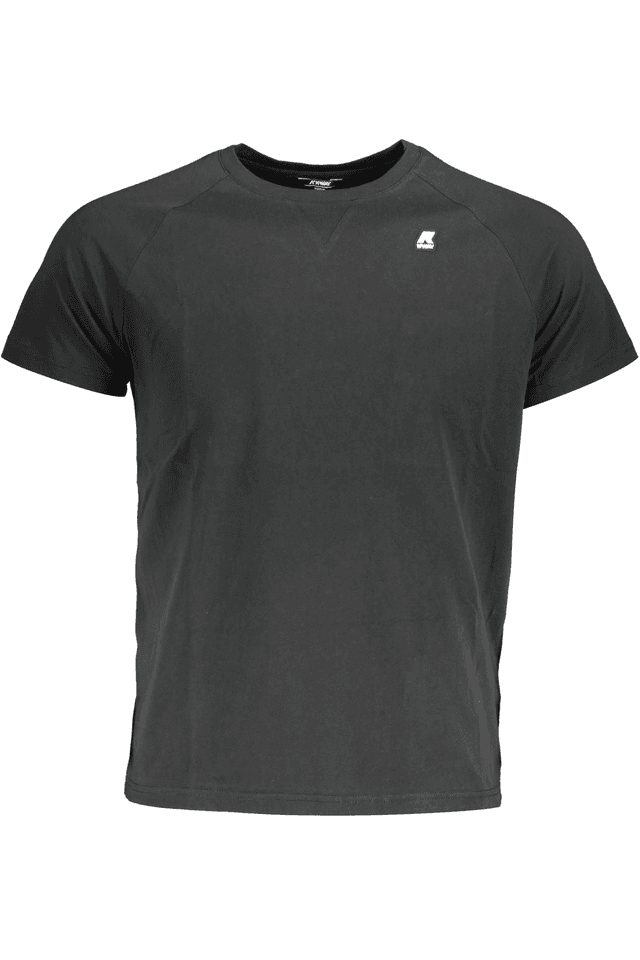 4496K-WAY T-SHIRT MANICHE CORTE UOMO NERO