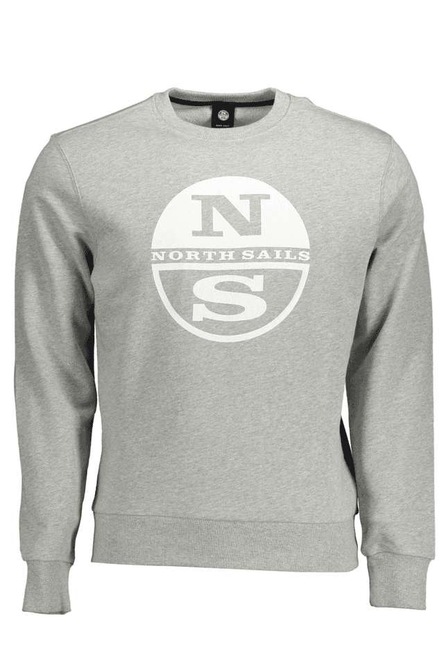 1691NORTH SAILS FELPA SENZA ZIP UOMO GRIGIO