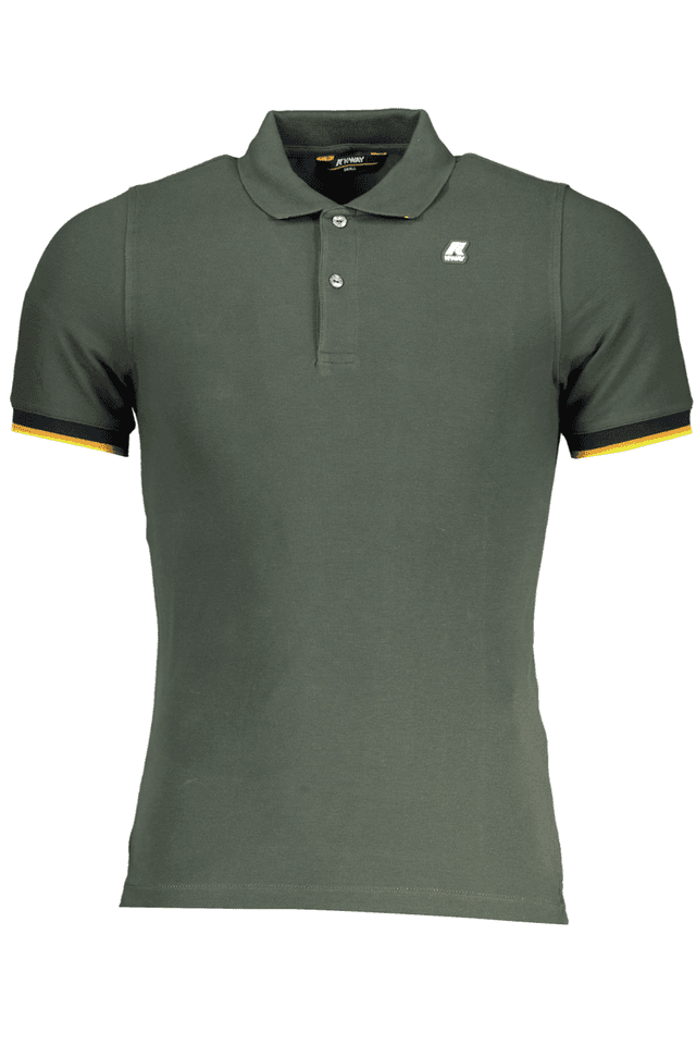 7931K-WAY POLO MANICHE CORTE UOMO VERDE