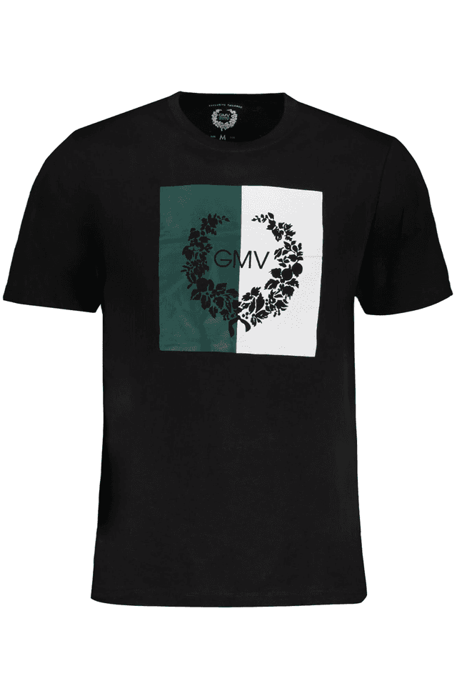 9557GIAN MARCO VENTURI T-SHIRT MANICHE CORTE UOMO NERO