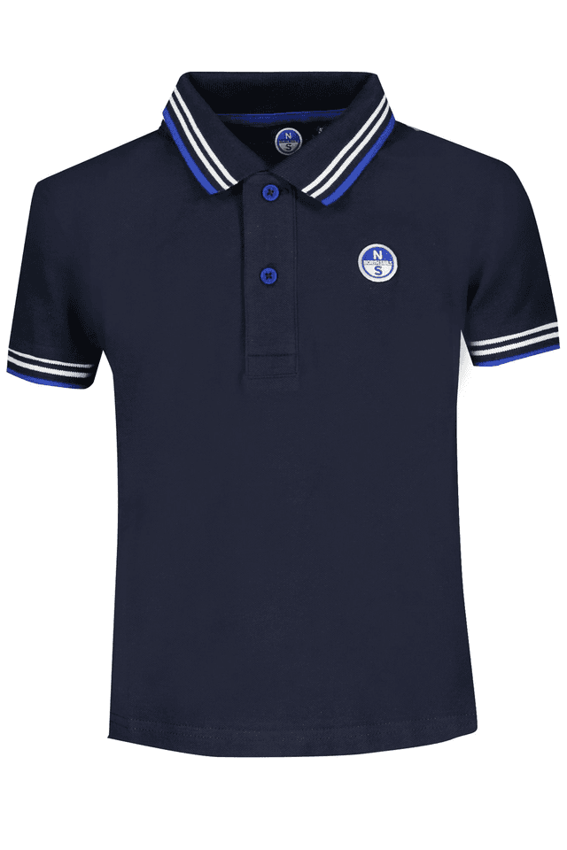 8392NORTH SAILS POLO MANICHE CORTE BAMBINO BLU
