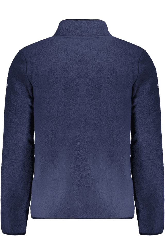 10056NORWAY 1963 FELPA CON ZIP UOMO BLU