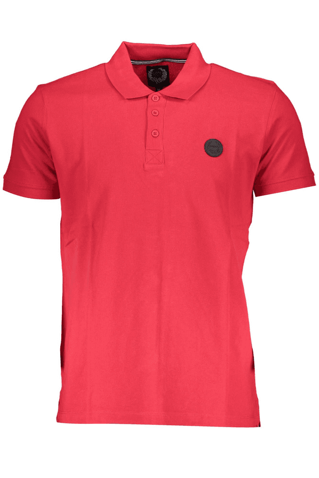 4029GIAN MARCO VENTURI POLO MANICHE CORTE UOMO ROSSO