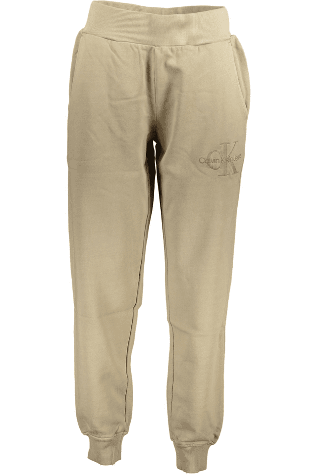 5872CALVIN KLEIN PANTALONE DONNA BEIGE