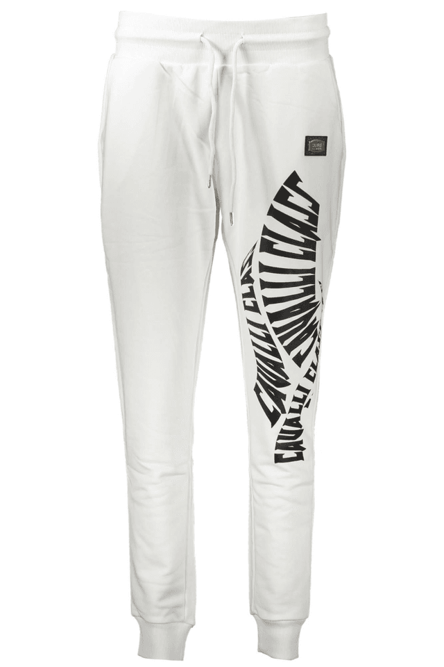4071CAVALLI CLASS PANTALONE DONNA BIANCO