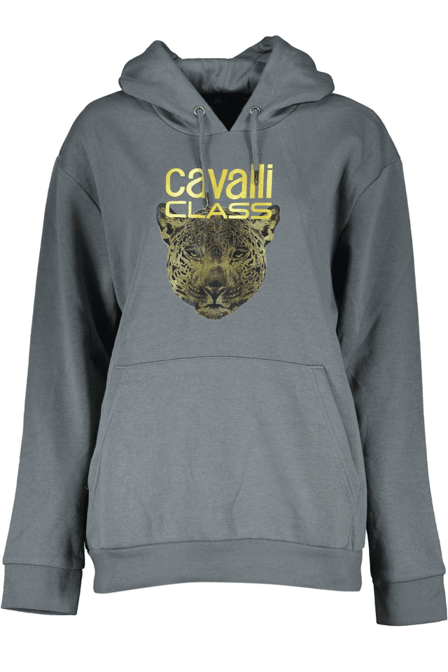 7956CAVALLI CLASS FELPA SENZA ZIP DONNA GRIGIO