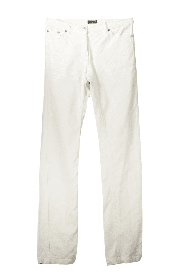 FRED PERRY PANTALONE DONNA BIANCO