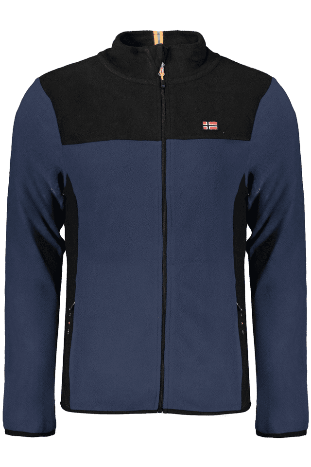 10177NORWAY 1963 FELPA CON ZIP UOMO BLU