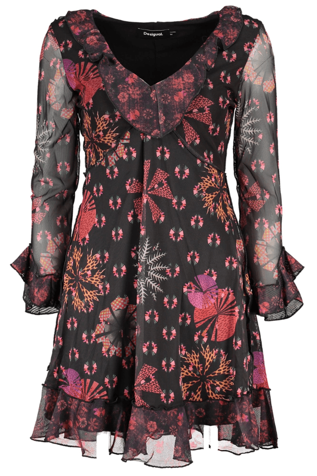 DESIGUAL ABITO CORTO DONNA NERO