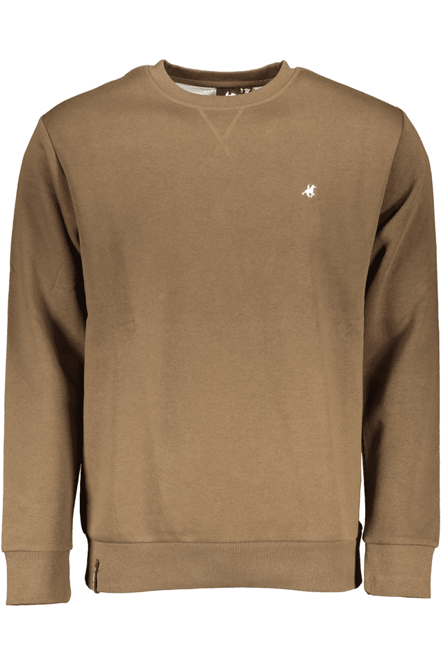 6599U.S. GRAND POLO FELPA SENZA ZIP UOMO MARRONE