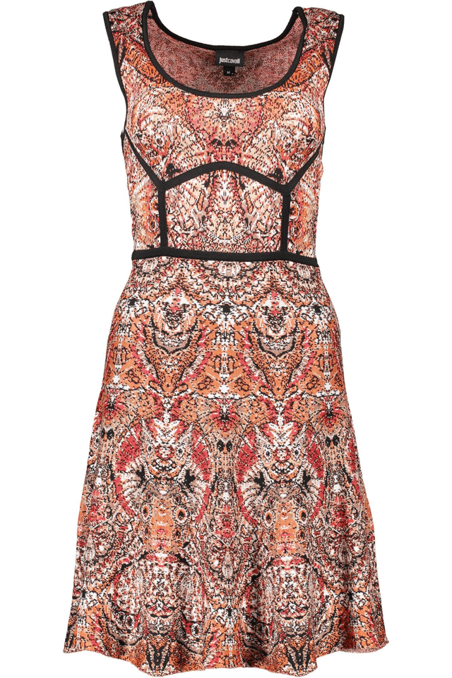 456JUST CAVALLI ABITO CORTO DONNA ARANCIO