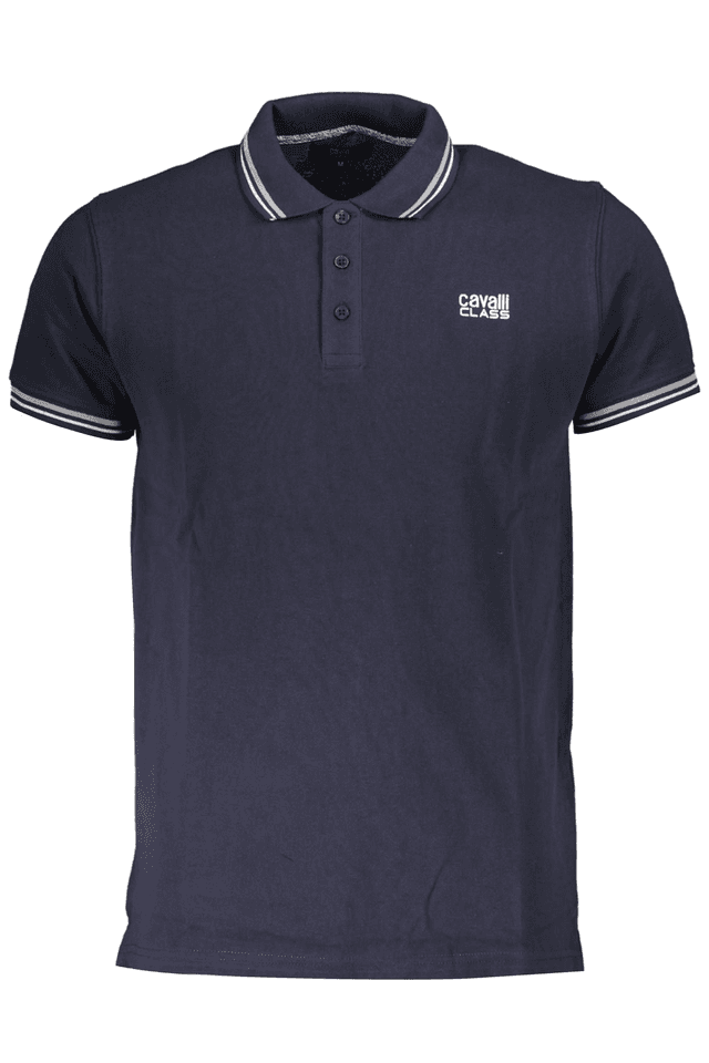 4558CAVALLI CLASS POLO MANICHE CORTE UOMO BLU