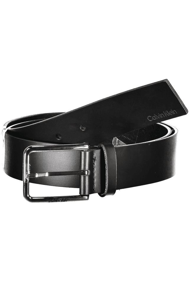 CALVIN KLEIN CINTURA IN PELLE UOMO NERO