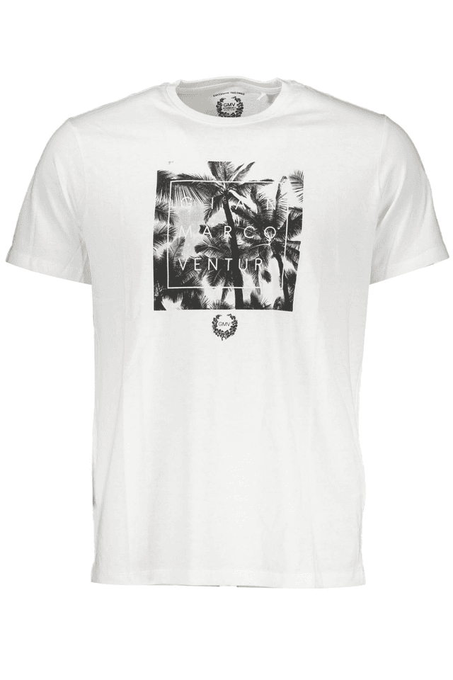 4052GIAN MARCO VENTURI T-SHIRT MANICHE CORTE UOMO BIANCO