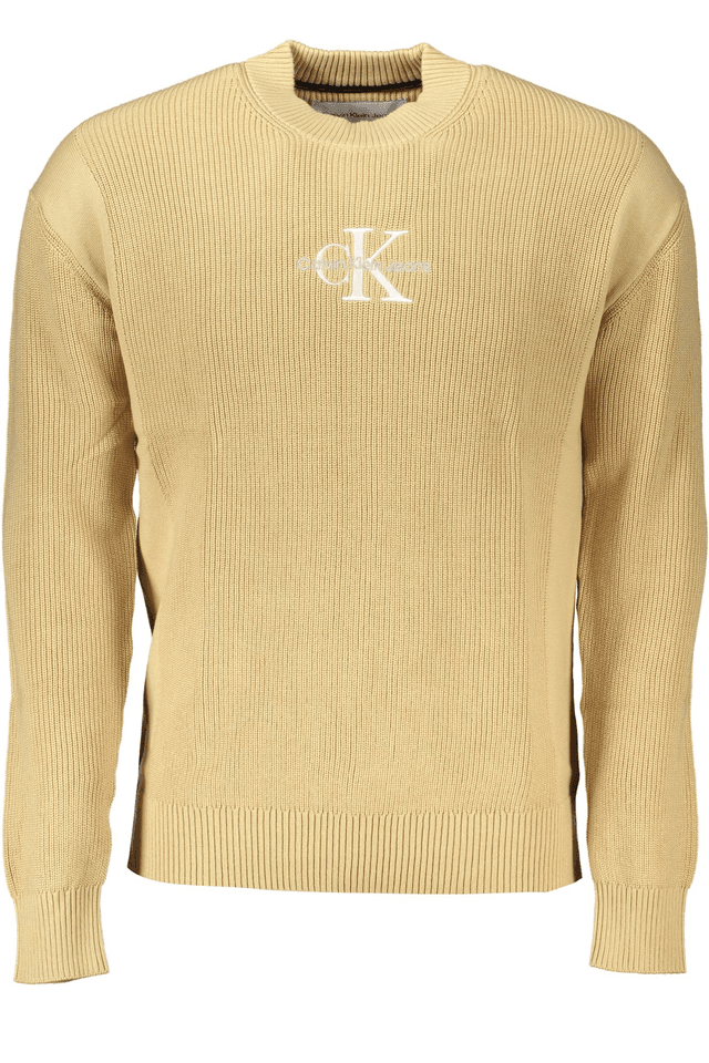 7065CALVIN KLEIN MAGLIA UOMO BEIGE