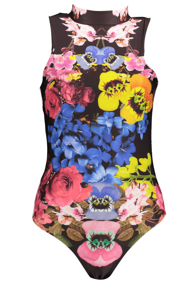 1529DESIGUAL BODY A CANOTTA DONNA NERO