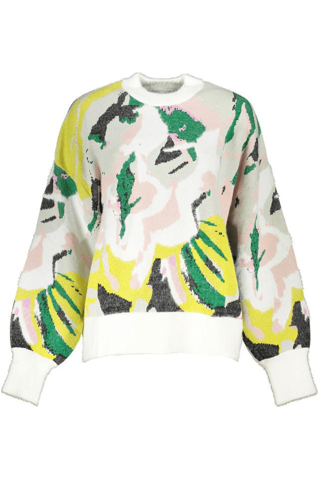 5523DESIGUAL MAGLIA DONNA BIANCO