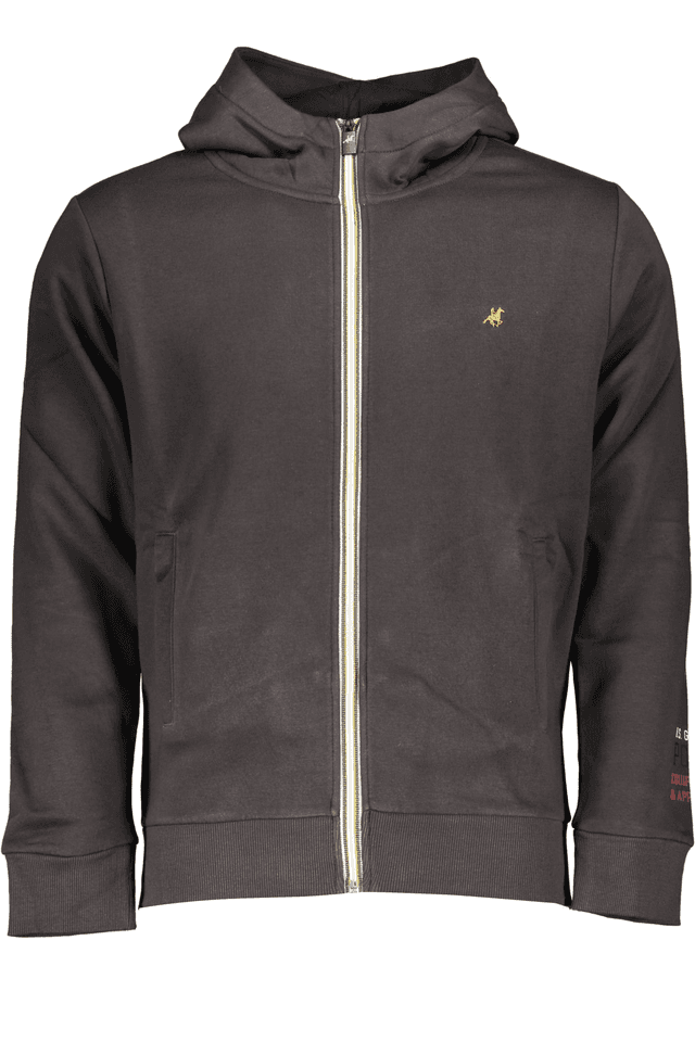 6069U.S. GRAND POLO FELPA CON ZIP UOMO GRIGIO