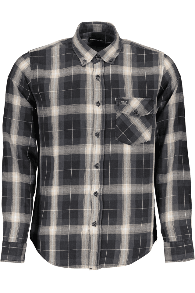 2529NORTH SAILS CAMICIA MANICHE LUNGHE UOMO NERO