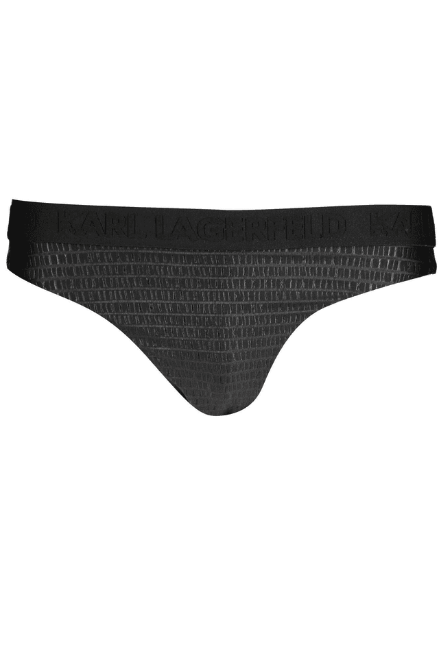 2958KARL LAGERFELD BEACHWEAR COSTUME PARTE SOTTO DONNA NERO