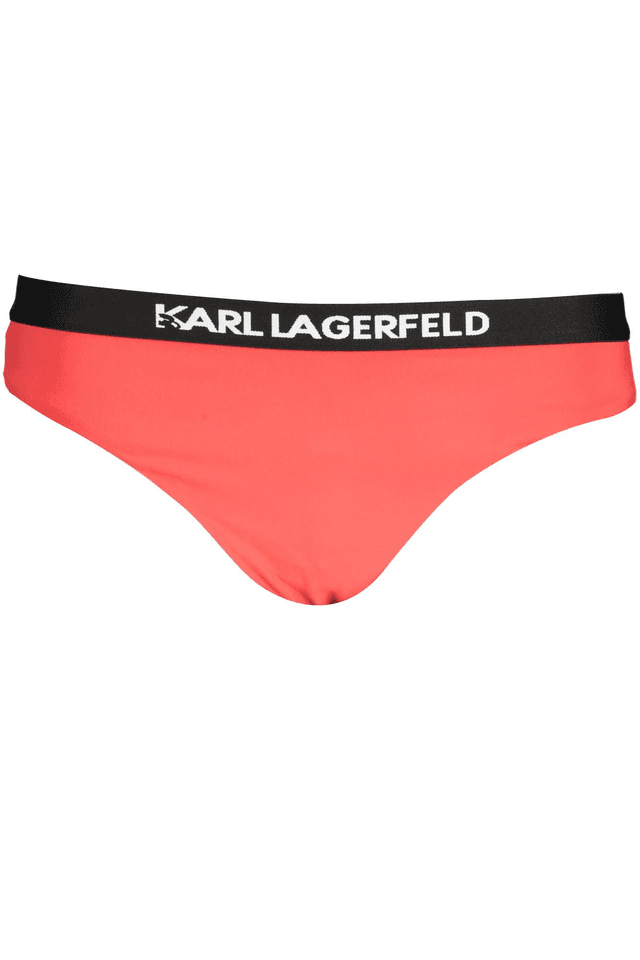 2955KARL LAGERFELD BEACHWEAR COSTUME PARTE SOTTO DONNA ROSSO