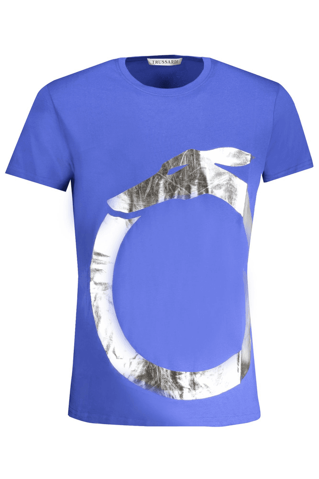 8882TRUSSARDI T-SHIRT MANICHE CORTE UOMO BLU