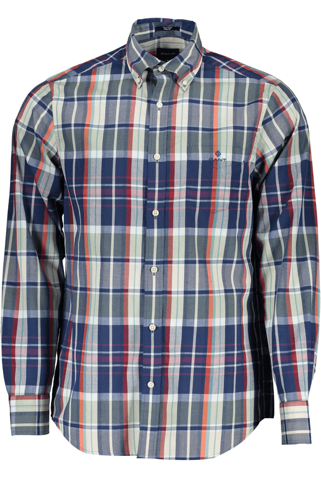 465GANT CAMICIA MANICHE LUNGHE UOMO VERDE