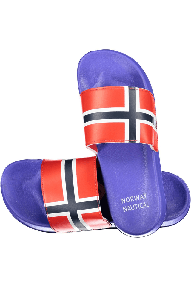 4707NORWAY 1963 CALZATURA CIABATTA UOMO BLU