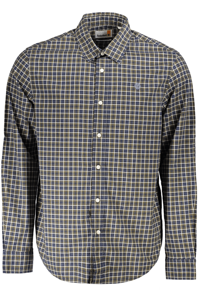 10005TIMBERLAND CAMICIA MANICHE LUNGHE UOMO BLU