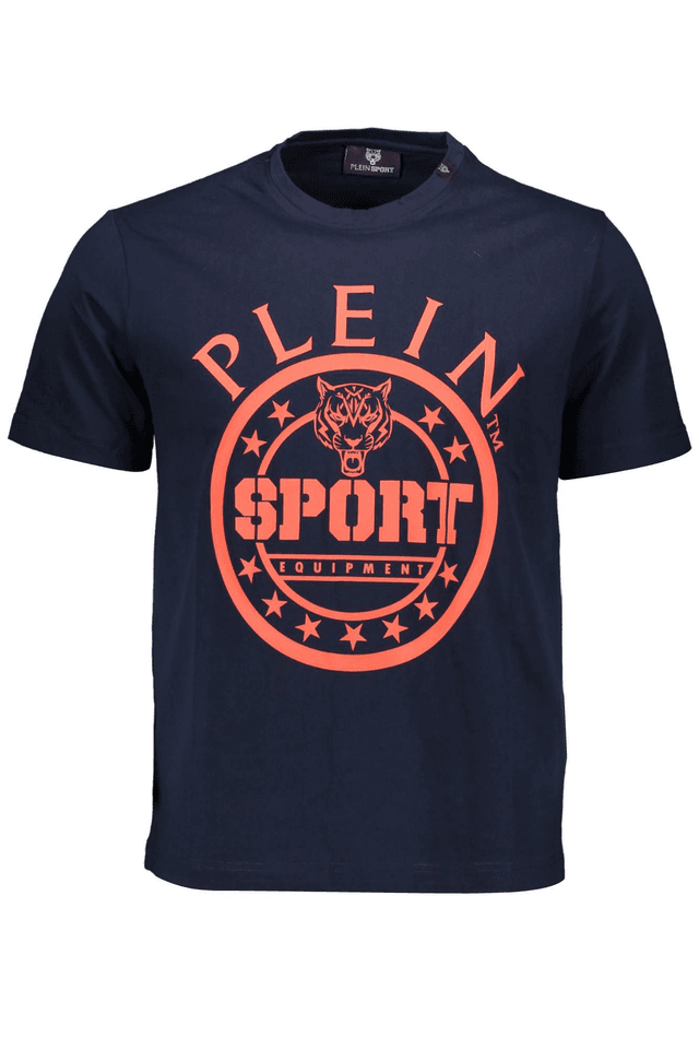 1236PLEIN SPORT T-SHIRT MANICHE CORTE UOMO BLU