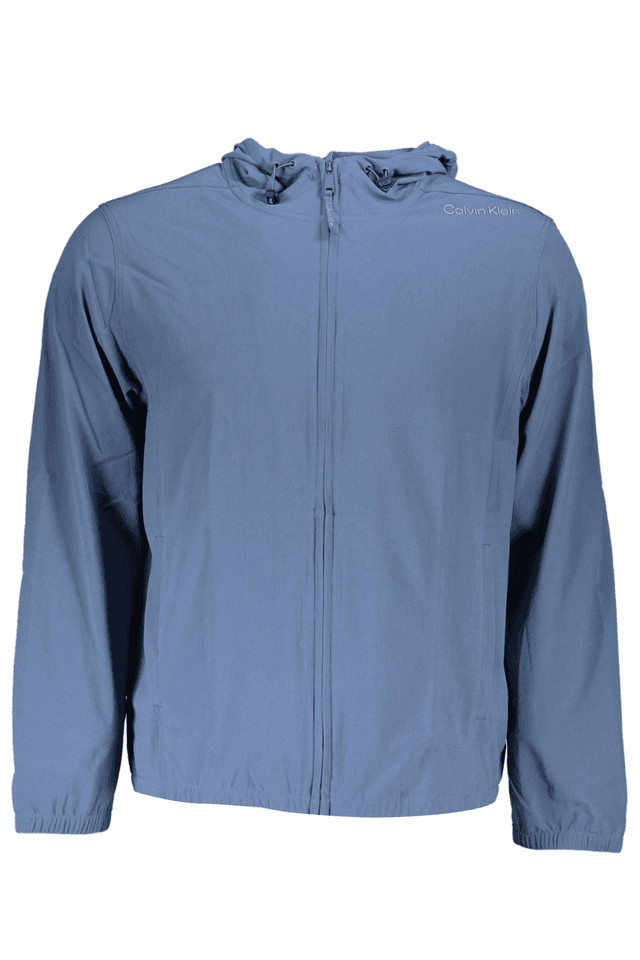 3186CALVIN KLEIN FELPA CON ZIP UOMO BLU