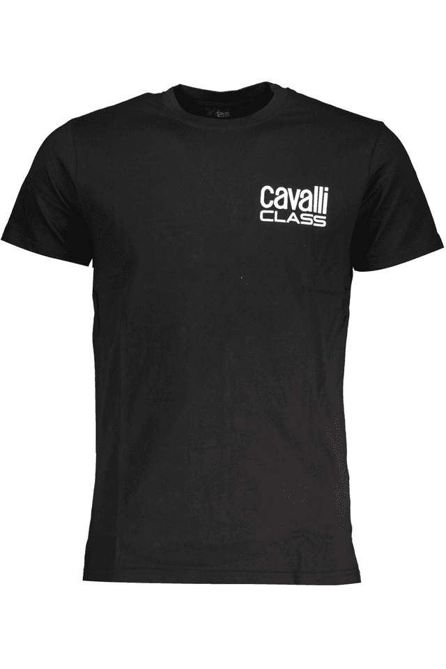 7829CAVALLI CLASS T-SHIRT MANICHE CORTE UOMO NERO