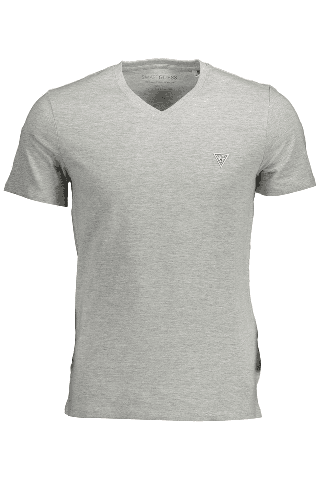 1443GUESS JEANS T-SHIRT MANICHE CORTE UOMO GRIGIO