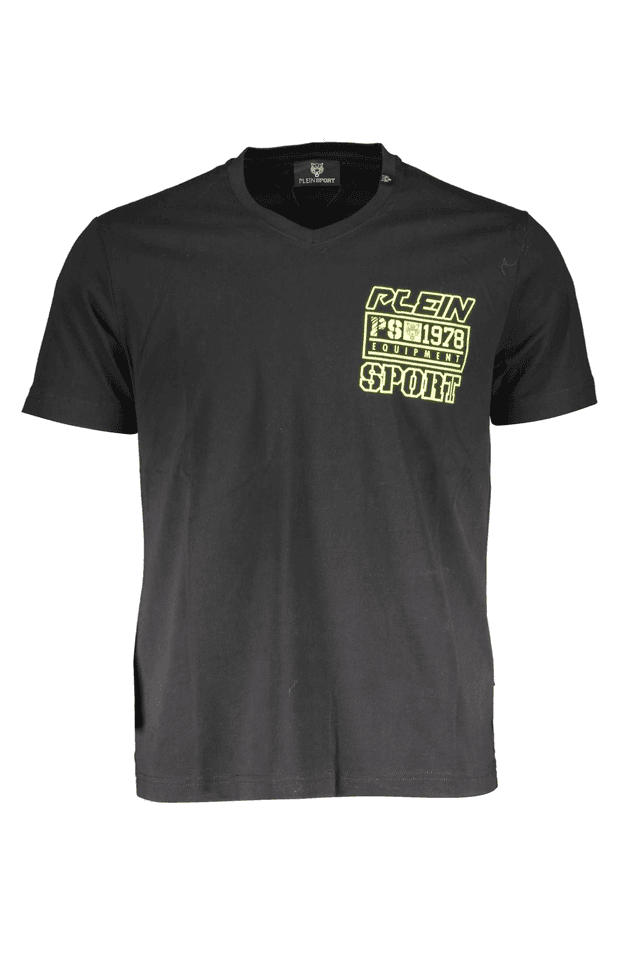 1322PLEIN SPORT T-SHIRT MANICHE CORTE UOMO NERO