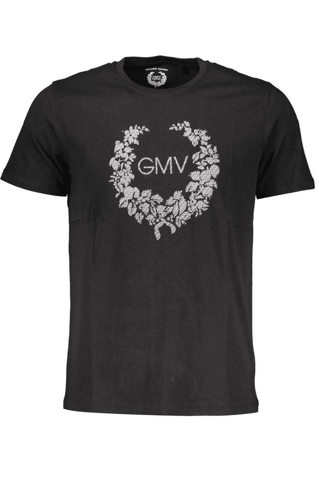 3980GIAN MARCO VENTURI T-SHIRT MANICHE CORTE UOMO NERO