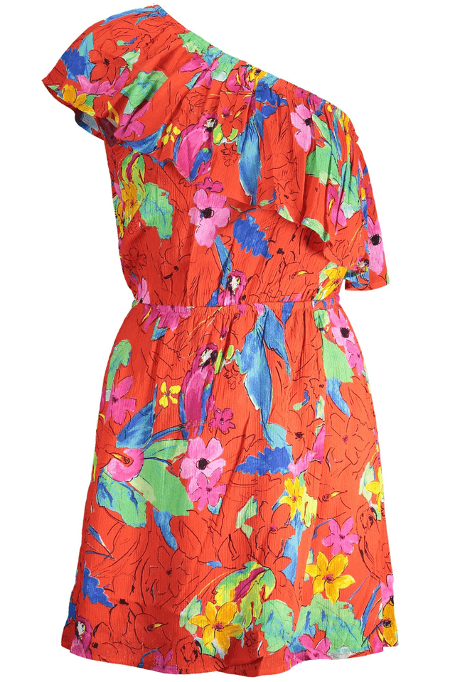 3405DESIGUAL ABITO CORTO DONNA ROSSO