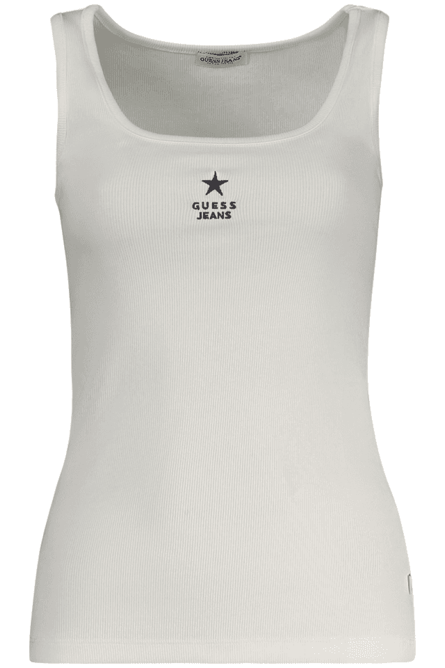 10647GUESS JEANS CANOTTA DONNA BIANCO