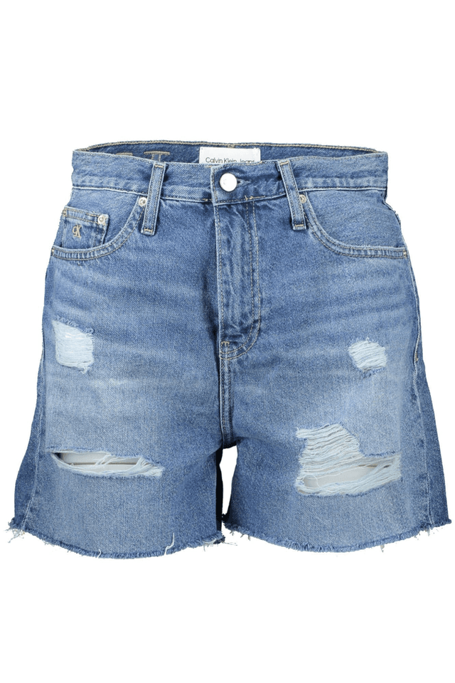 4190CALVIN KLEIN JEANS SHORT DONNA BLU