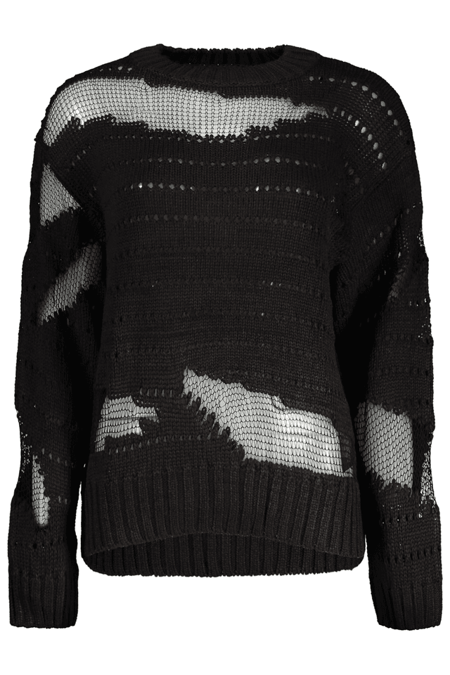 10238GUESS JEANS MAGLIA DONNA NERO